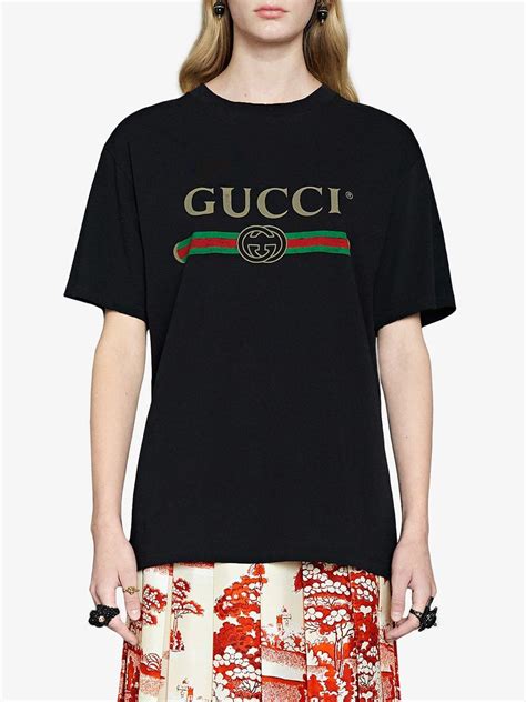 womans gucci tshirt|women Gucci t shirt sale.